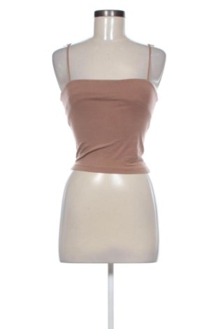 Дамски топ Gina Tricot, Размер XS, Цвят Кафяв, Цена 13,00 €, #137349128