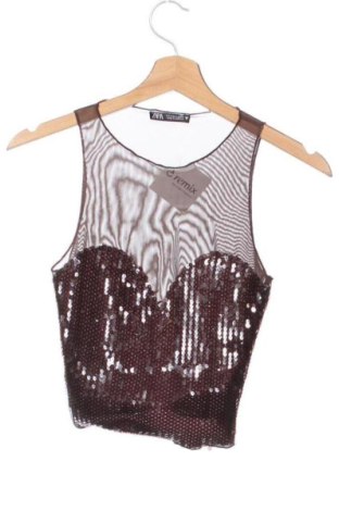 Női top Zara, Méret S, Szín Barna, Ár 4 255 Ft, #137362623