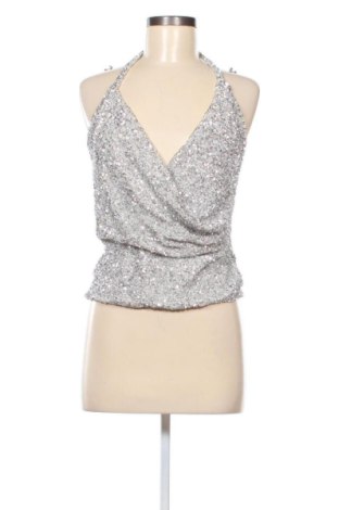 Dámsky top  Zara, Veľkosť S, Farba Strieborná, Cena  23,80 €, #137373005
