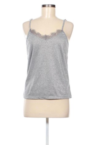 Damski top Sinsay, Rozmiar L, Kolor Srebrzysty, Cena 33,87 zł, #137375488