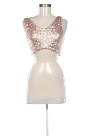 Damski top Forever 21, Rozmiar M, Kolor Złocisty, Cena 25,40 zł, #137376054