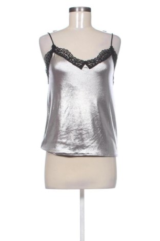 Damski top Zara, Rozmiar M, Kolor Srebrzysty, Cena 72,86 zł, #137396042