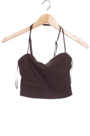 Top de femei H&M Divided, Mărime XS, Culoare Maro, Preț 52,99 Lei, #136468172