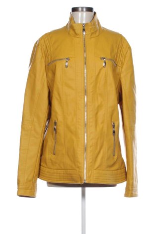 Damen Lederjacke Unbranded, Größe XXL, Farbe Gelb, Preis 31,00 €, #137356488