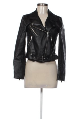 Дамско кожено яке ONLY, Размер M, Цвят Черен, Цена 25,00 €, #137383398
