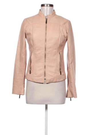 Дамско кожено яке Mango, Размер M, Цвят Пепел от рози, Цена 54,00 €, #137385398