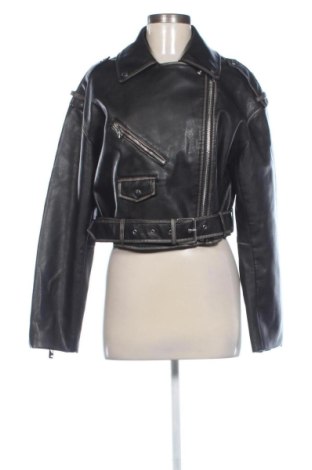 Damen Lederjacke Amisu, Größe M, Farbe Schwarz, Preis 20,00 €, #137398209