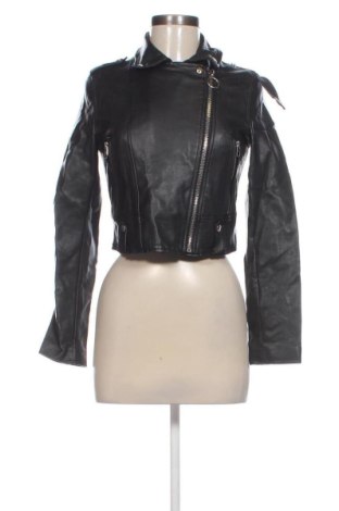 Női bőrdzseki Bershka, Méret S, Szín Fekete, Ár 8 156 Ft, #137390654