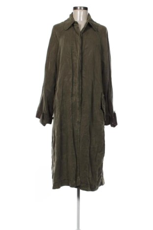 Дамско палто Zara, Размер M, Цвят Зелен, Цена 21,00 €, #137348877