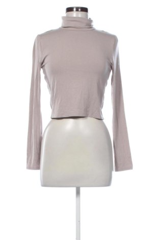 Damski golf Bershka, Rozmiar S, Kolor Popielaty róż, Cena 29,63 zł, #137399116