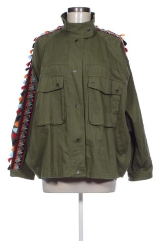 Дамско яке Zara, Размер XL, Цвят Зелен, Цена 19,00 €, #137341496