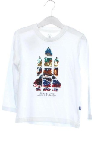 Bluză pentru copii Jack & Jones, Mărime 5-6y/ 116-122 cm, Culoare Alb, Preț 54,00 Lei, #137377100