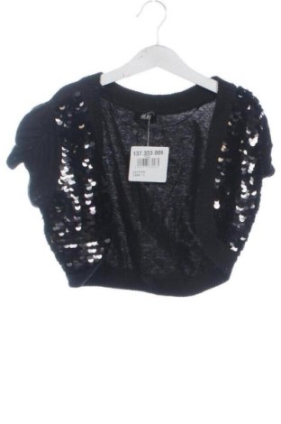 Pulover cu nasturi pentru copii H&M, Mărime 7-8y/ 128-134 cm, Culoare Negru, Preț 62,99 Lei, #137383006