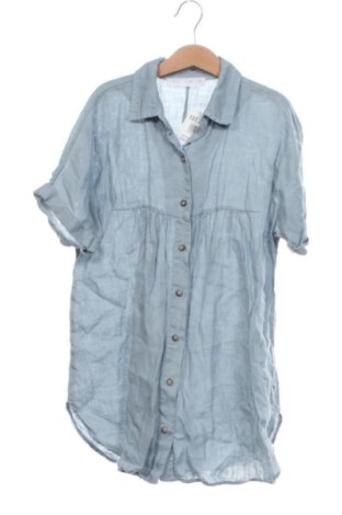 Kinderhemd Zara, Größe 6-7y/ 122-128 cm, Farbe Blau, Preis € 8,00, #137356559