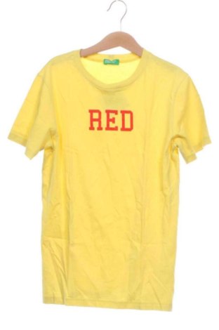 Παιδικό μπλουζάκι United Colors Of Benetton, Μέγεθος 11-12y/ 152-158 εκ., Χρώμα Κίτρινο, Τιμή 9,00 €, #137295561