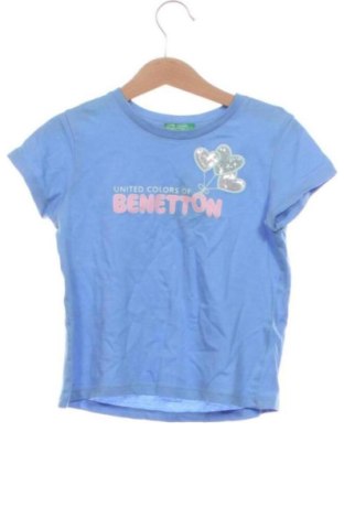 Детска тениска United Colors Of Benetton, Размер 3-4y/ 104-110 см, Цвят Син, Цена 9,00 €, #137296644