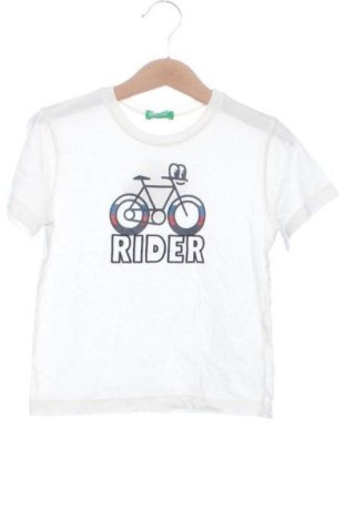 Kinder T-Shirt United Colors Of Benetton, Größe 3-4y/ 104-110 cm, Farbe Ecru, Preis 9,00 €, #137347645