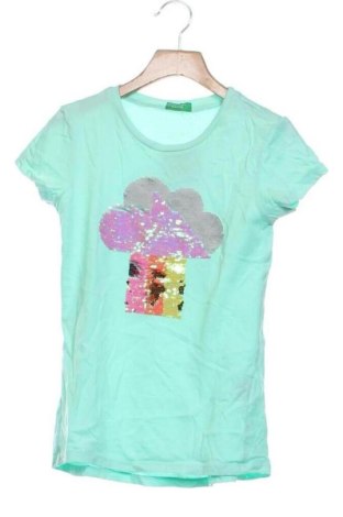 Kinder T-Shirt United Colors Of Benetton, Größe 8-9y/ 134-140 cm, Farbe Grün, Preis 9,00 €, #137368997