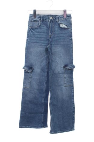 Blugi pentru copii H&M, Mărime 8-9y/ 134-140 cm, Culoare Albastru, Preț 73,49 Lei, #137344145