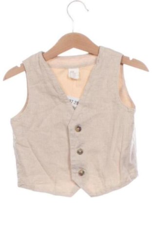 Kinderweste H&M, Größe 12-18m/ 80-86 cm, Farbe Beige, Preis 8,00 €, #137282737