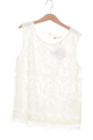 Kinder Top H&M, Größe 12-13y/ 158-164 cm, Farbe Weiß, Preis € 9,72, #137342663