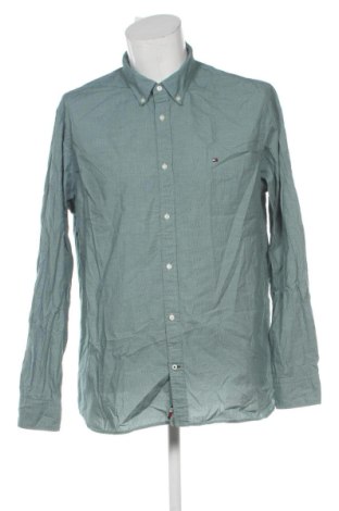Męska koszula Tommy Hilfiger, Rozmiar XL, Kolor Zielony, Cena 215,91 zł, #137366284