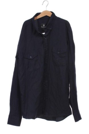 Herrenhemd Sateen, Größe XL, Farbe Blau, Preis 21,83 €, #137243943