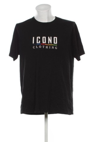 Tricou de bărbați ICONO, Mărime XXL, Culoare Negru, Preț 57,74 Lei, #137349188