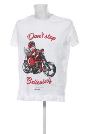 Męski T-shirt Unbranded, Rozmiar XXL, Kolor Biały, Cena 42,75 zł, #137351676