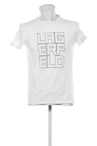 Мъжка тениска Lagerfeld, Размер M, Цвят Бял, Цена 28,00 €, #137358089