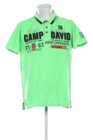 Herren Shirt Camp David, Größe XXL, Farbe Grün, Preis 24,00 €, #137358777