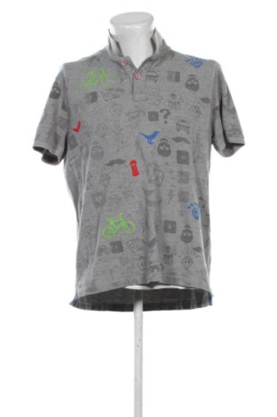 Tricou de bărbați Desigual, Mărime XL, Culoare Gri, Preț 77,11 Lei, #137359177