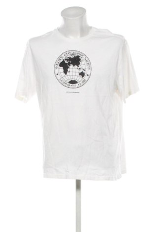 Мъжка тениска National Geographic, Размер XXL, Цвят Бял, Цена 21,34 €, #137360711