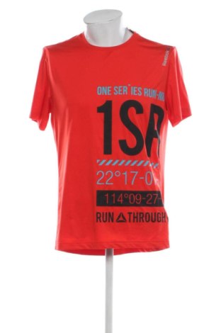 Męski T-shirt Reebok, Rozmiar L, Kolor Czerwony, Cena 158,33 zł, #137371327