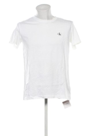 Męski T-shirt Calvin Klein Jeans, Rozmiar M, Kolor Biały, Cena 78,99 zł, #137371931