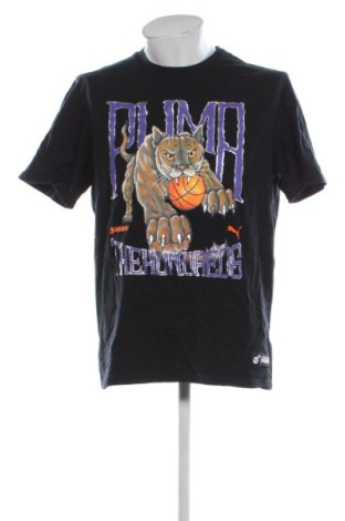 Męski T-shirt PUMA, Rozmiar L, Kolor Czarny, Cena 80,44 zł, #137372091