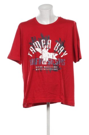 Pánske tričko  Livergy, Veľkosť 3XL, Farba Červená, Cena  9,72 €, #137372901
