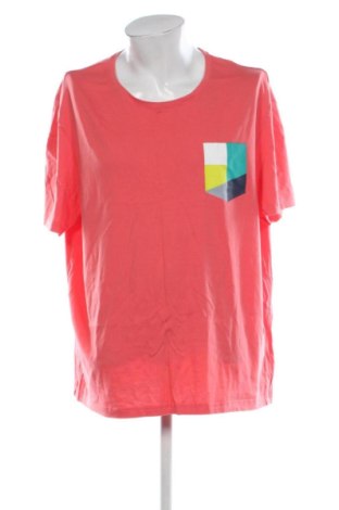 Męski T-shirt Rainbow, Rozmiar 4XL, Kolor Różowy, Cena 39,52 zł, #137374915