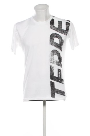 Męski T-shirt Adidas, Rozmiar M, Kolor Biały, Cena 80,44 zł, #137381389