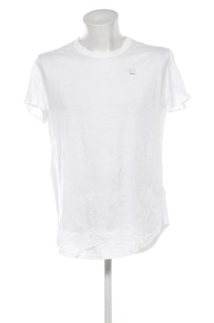 Męski T-shirt G-Star Raw, Rozmiar L, Kolor Biały, Cena 93,14 zł, #137387026