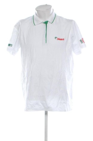 Męski T-shirt Hans, Rozmiar XXL, Kolor Biały, Cena 55,99 zł, #137387258