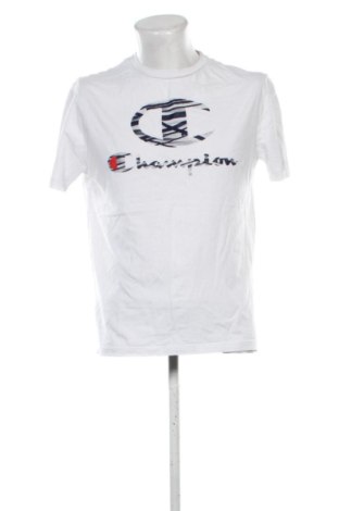 Męski T-shirt Champion, Rozmiar L, Kolor Biały, Cena 46,57 zł, #137344383