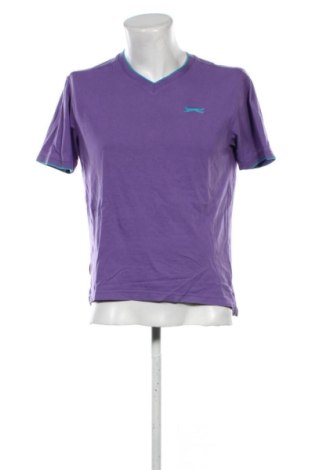 Męski T-shirt Slazenger, Rozmiar M, Kolor Fioletowy, Cena 42,34 zł, #137348958