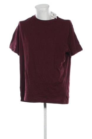 Męski T-shirt Sinsay, Rozmiar 3XL, Kolor Czerwony, Cena 38,10 zł, #137350582