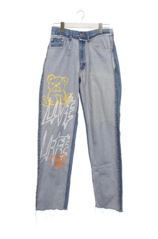 Blugi de bărbați Bershka, Mărime S, Culoare Albastru, Preț 64,99 Lei, #137009979