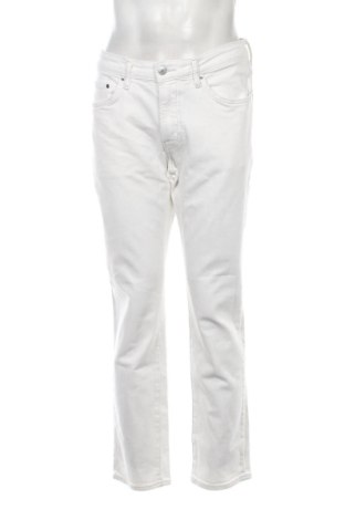 Blugi de bărbați H&M, Mărime L, Culoare Alb, Preț 103,00 Lei, #137313602