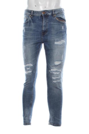 Мъжки дънки Bershka, Размер M, Цвят Син, Цена 19,00 €, #137352369