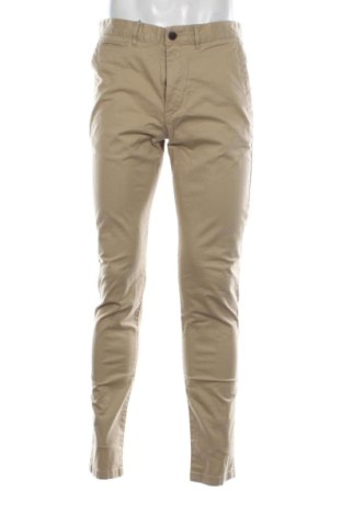 Męskie spodnie H&M L.O.G.G., Rozmiar L, Kolor Beżowy, Cena 55,04 zł, #137358004