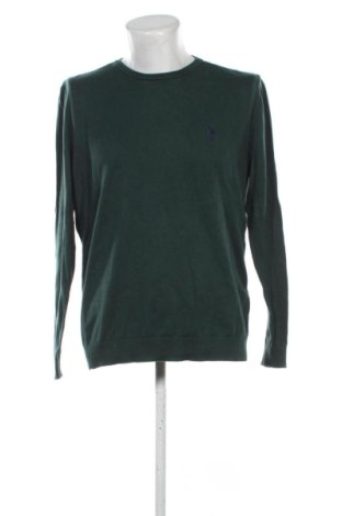 Мъжки пуловер U.S. Polo Assn., Размер XL, Цвят Зелен, Цена 26,00 €, #137347609