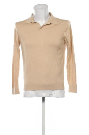Мъжки пуловер Zara, Размер M, Цвят Бежов, Цена 14,00 €, #137364552